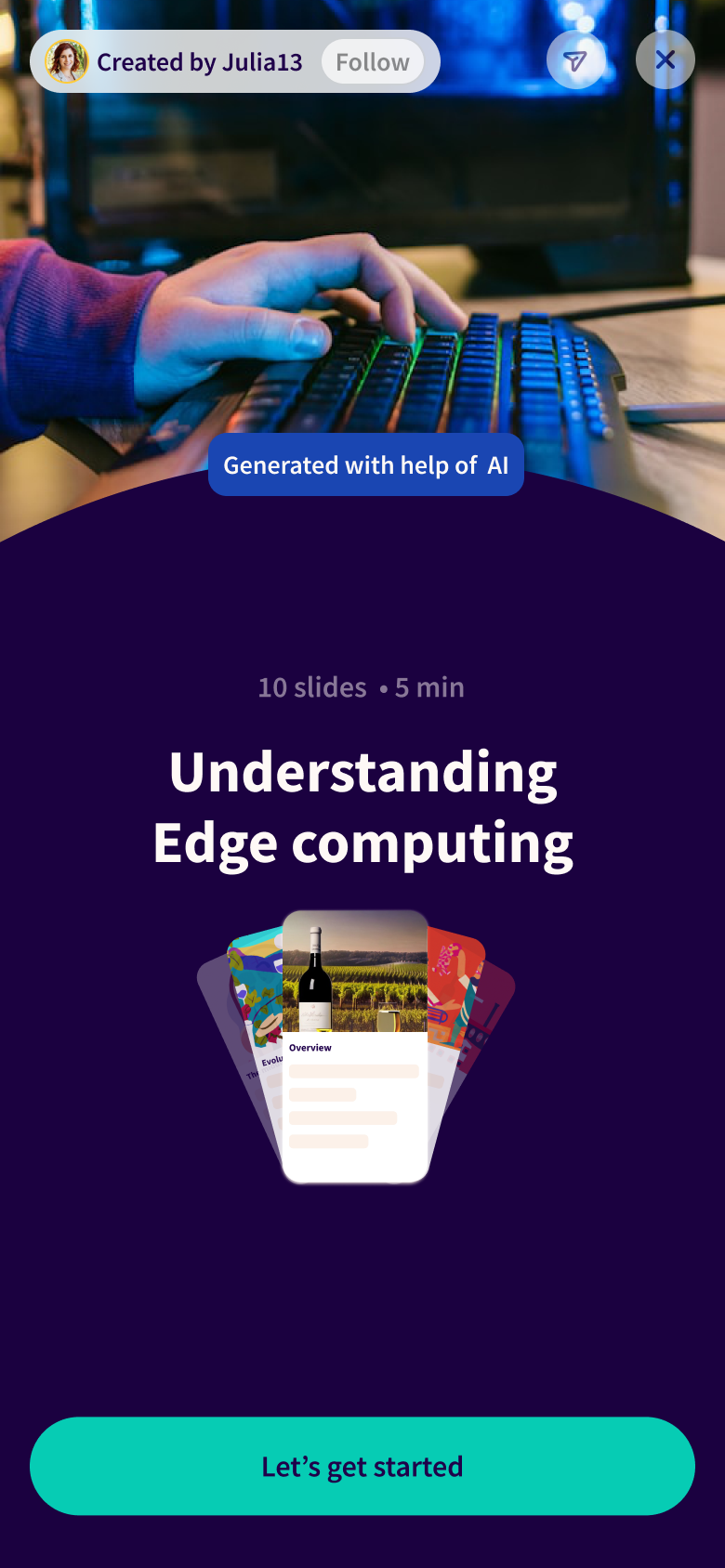 AI-generated lesson intro — Understanding Edge Computing